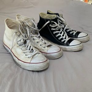 TWO FOR ONE CONVERSE CHUCK TAYLOR HIGH TOPS